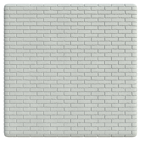 White Brick Texture for Wall Decoration (Plane)