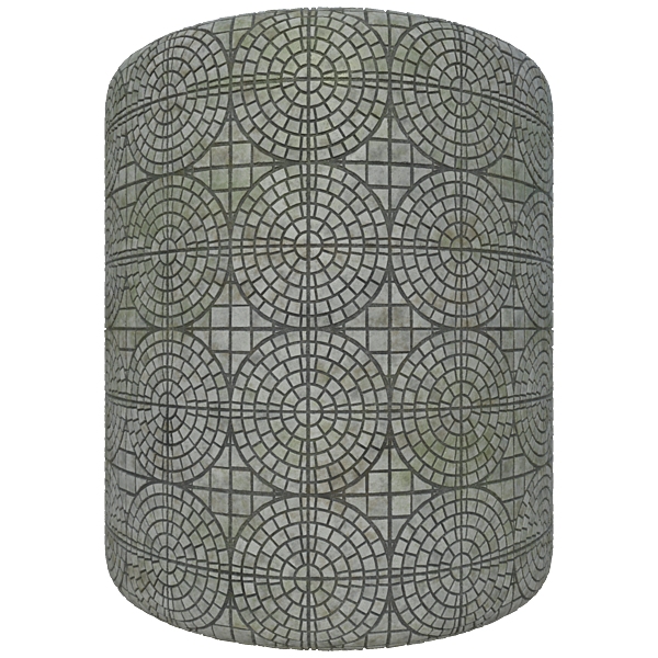 Concentric Circle Paving Tiles (Cylinder)