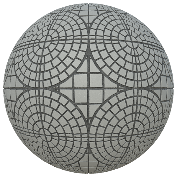 Concentric Circle Paving Tiles