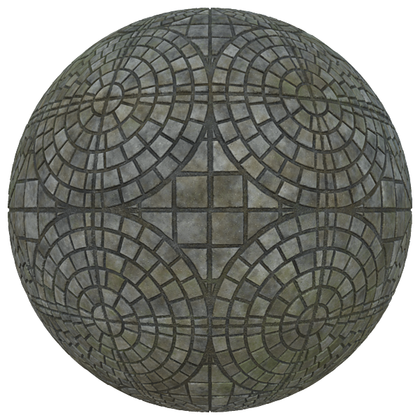 Concentric Circle Paving Tiles