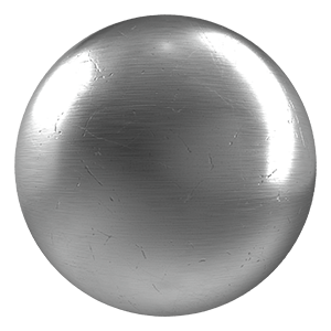 Polished Metal with Scratched and Dents