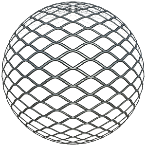 Wave-Shaped Grille Metal Mesh
