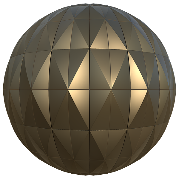 Golden Pyramid Wall Decoration