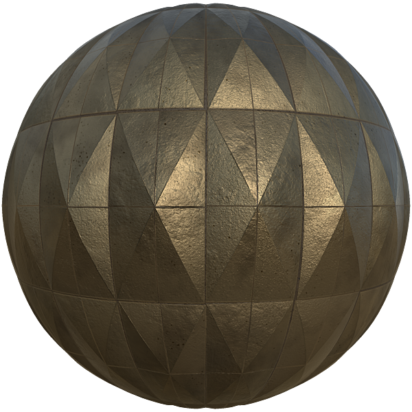 Golden Pyramid Wall Decoration