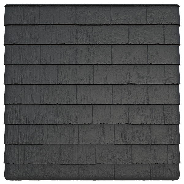 Composite Clay Roof Tile Texture (Plane)