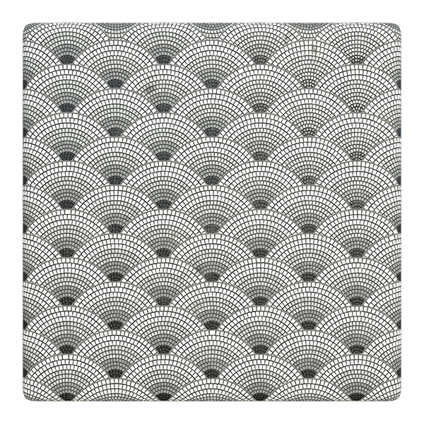 French Mosaic Tiles Texture (Plane)