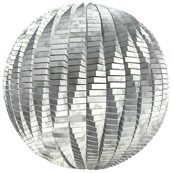 Turning White Tiles Forming Wave Pattern